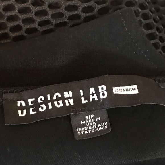 V Back Cocktail Open Weave Overlay From Waist Lord and Taylor Design Lab Sz SP - Picture 6 of 12